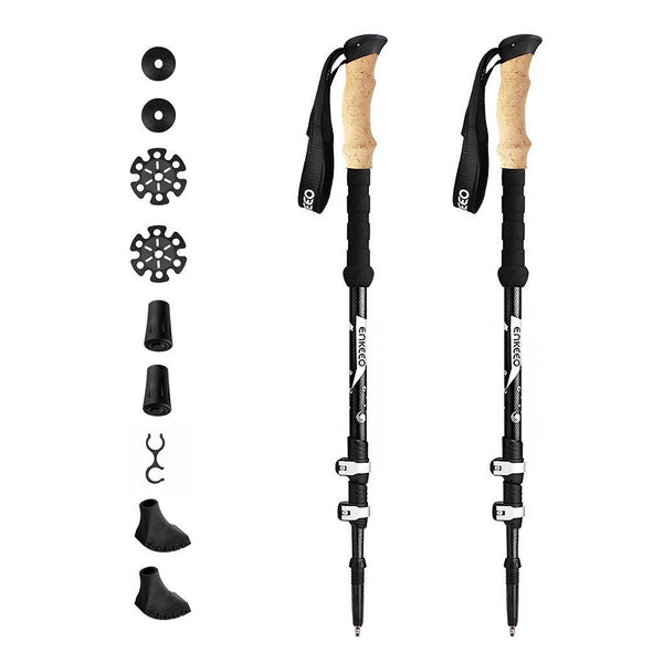 Height Adjustable Trekking Poles – ENKEEO