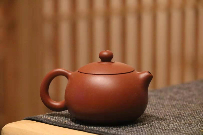 Red Clay Small Stubby Pear-Shaped Teapot with Matching Classic Pitcher and  Cups Set - Taiwan Tea Crafts