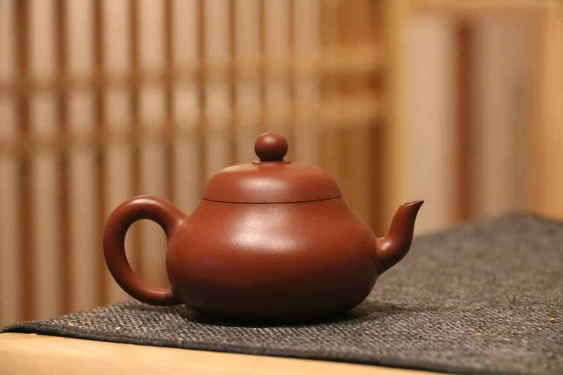 Red Clay Small Stubby Pear-Shaped Teapot with Matching Classic Pitcher and  Cups Set - Taiwan Tea Crafts