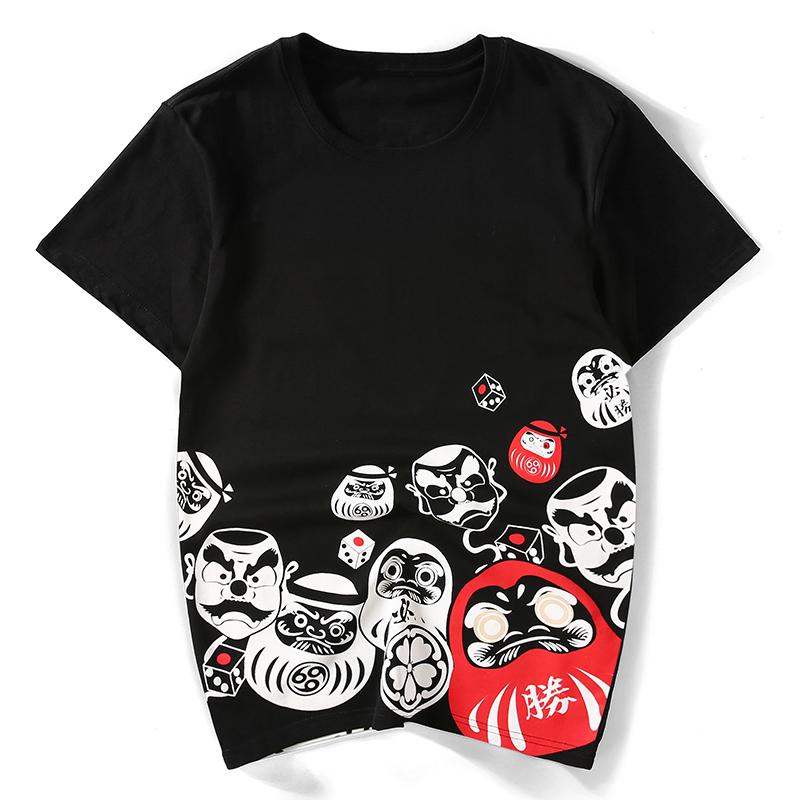 Japanese Daruma Doll Painted T-shirt – Koisea