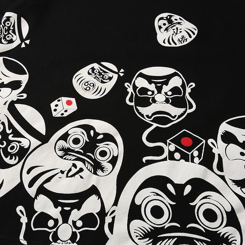 Japanese Daruma Doll Painted T-shirt