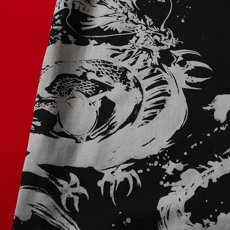 Dragon & Tiger Painted T-shirt