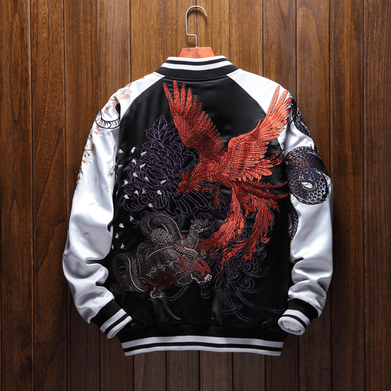 Four Legendary Creatures Sukajan Souvenir Jacket