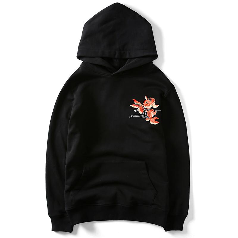 Goldfish Embroidered Sukajan Hoodie