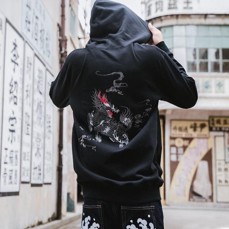 Kirin Embroidered Sukajan Hoodie