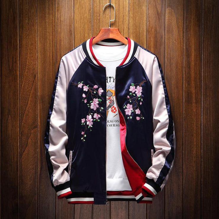 Kitsune Nine Tailed Fox Sukajan Souvenir Jacket [Reversible] – Koisea