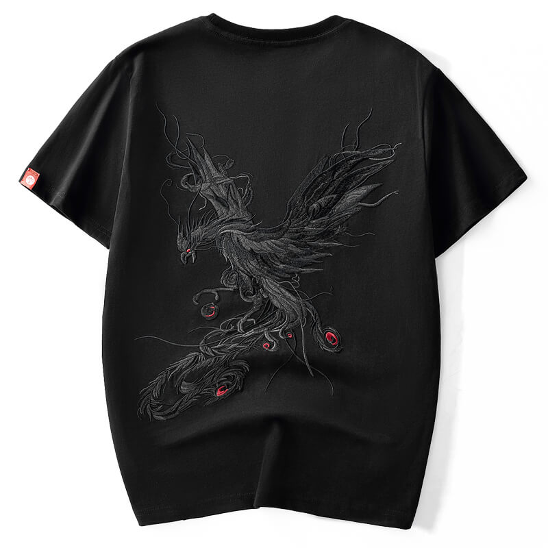 Phoenix Embroidered Sukajan T-shirt