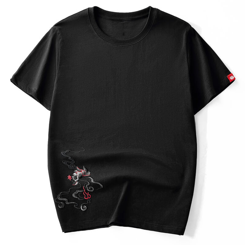 Phoenix Embroidered Sukajan T-shirt