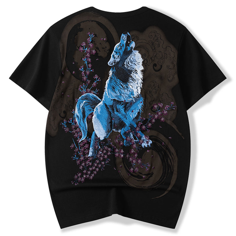 The Wolf Heavy Embroidered T-shirt