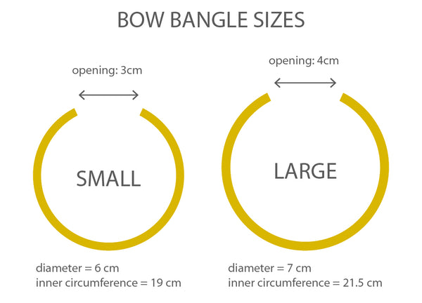 bow bangle dimensions image