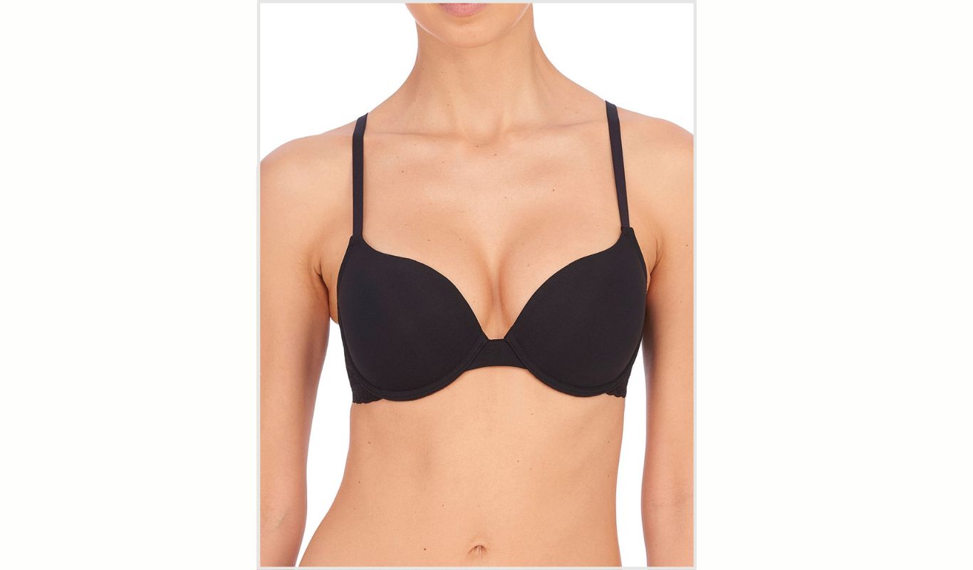 Natori Sheer Glamour Push-Up Underwire Bra