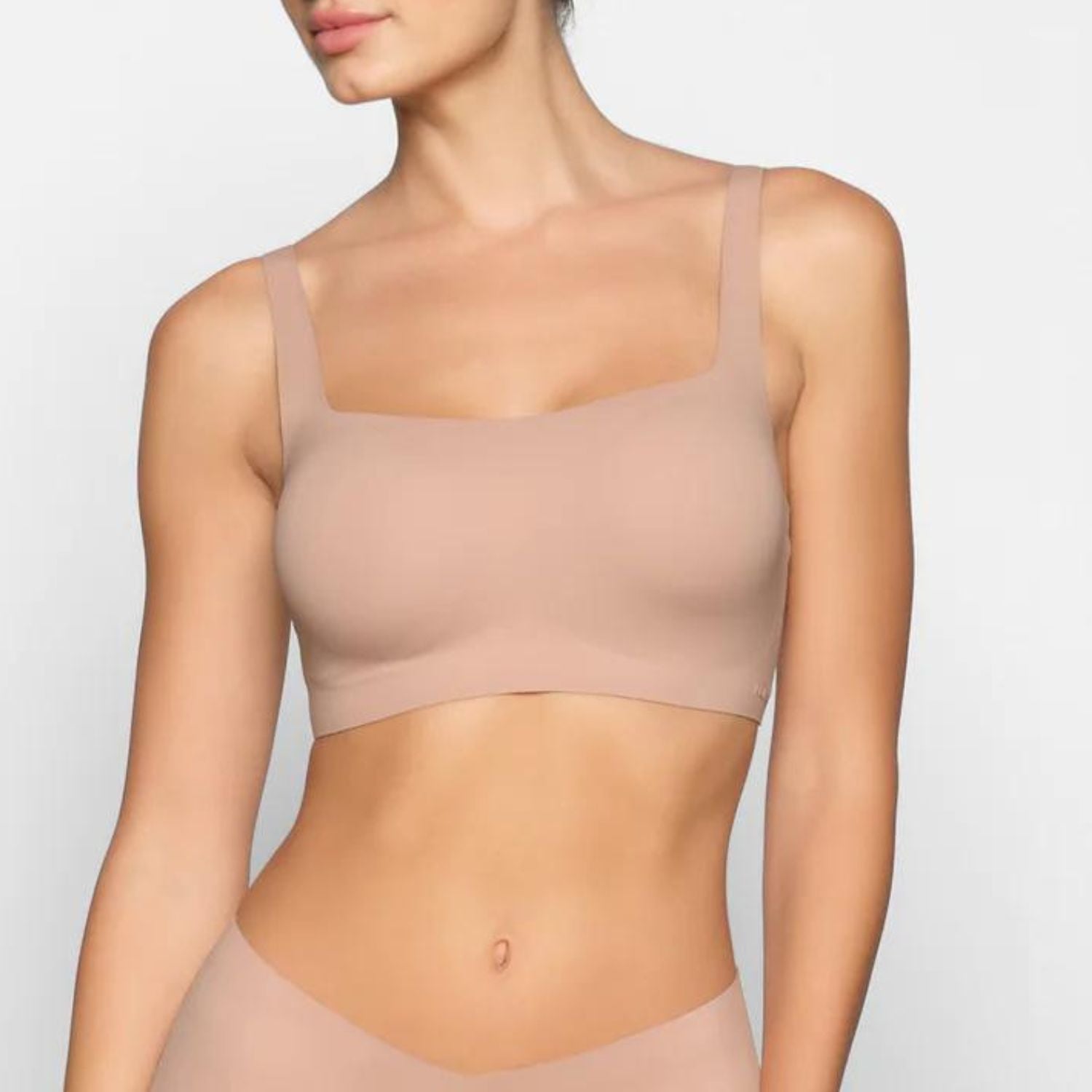 Track Fits Everybody Scoop Bralette - Silver - XXS at Skims