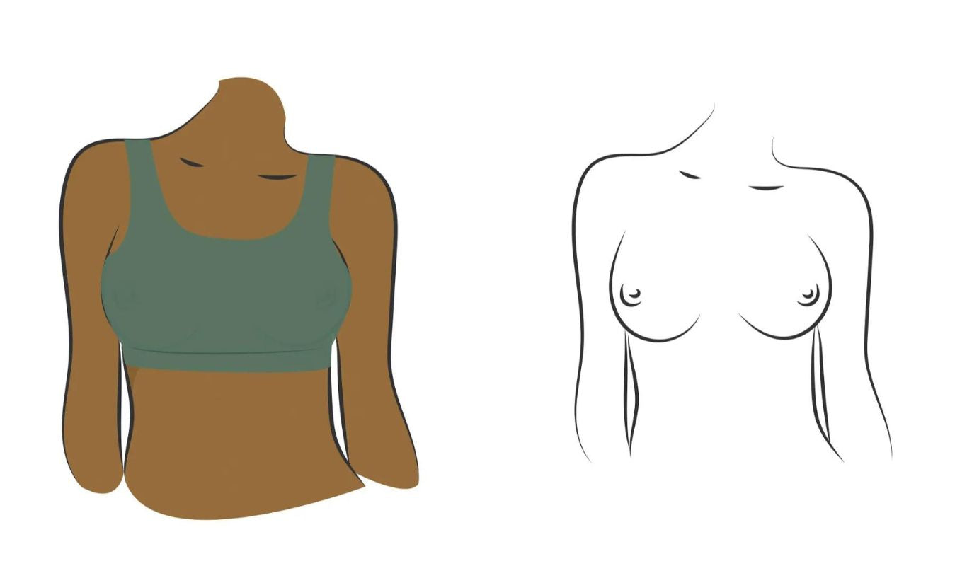 How can you create cleavage for wide set breasts? (Photo)