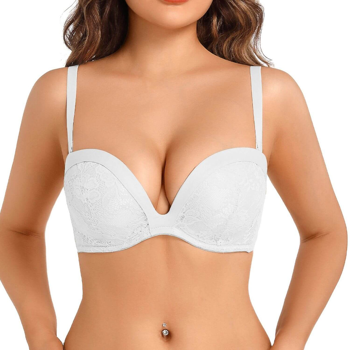 Trio Set - Lace Push Up Bra with Removable Strap (Save 10