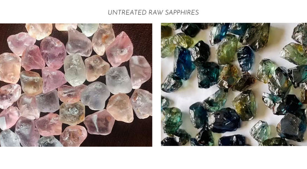 raw sapphires