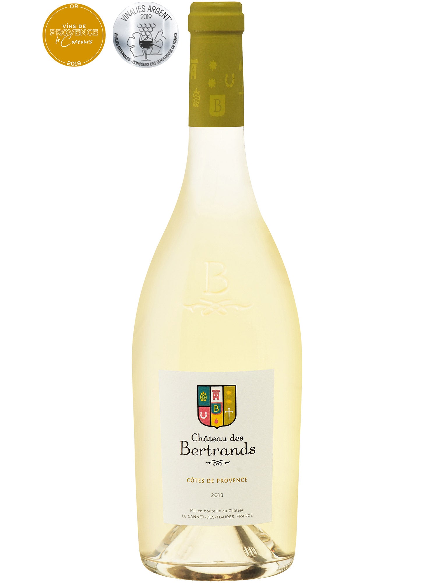 Côtes de Provence Blanc<br/>Cuvée Château des Bertrands<br/>2019 - Château des Bertrands product image