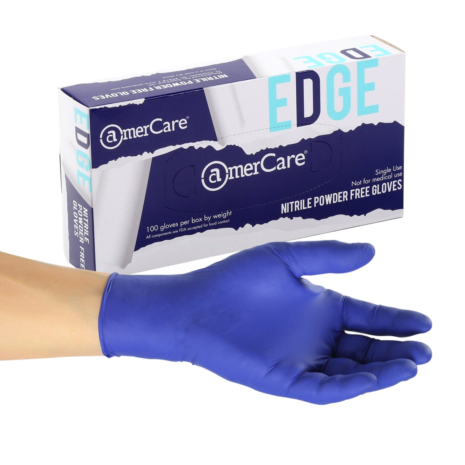 nitrile powder free gloves