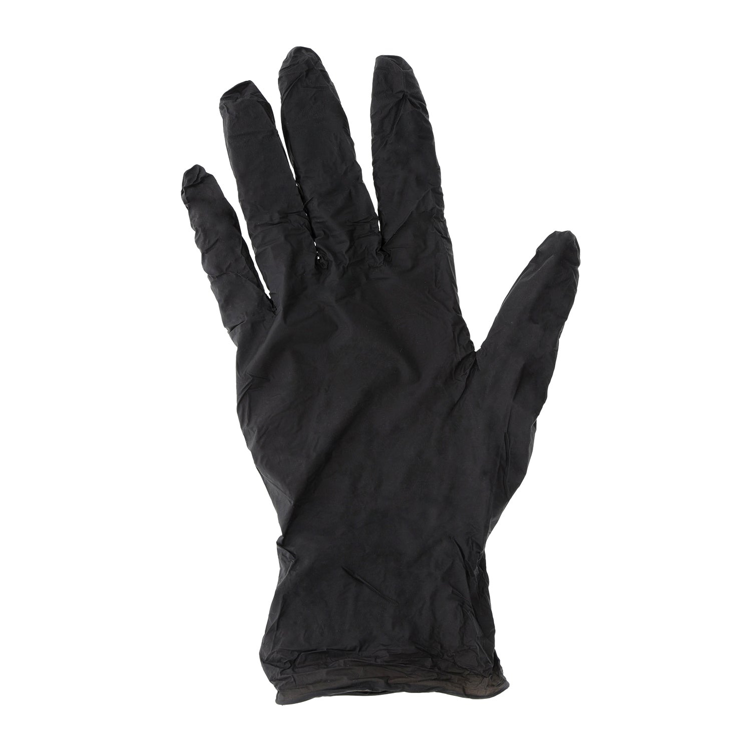 amercare edge black nitrile gloves