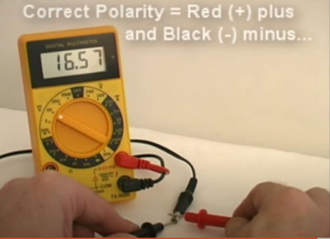 Testing a DC Power Supply PSU for the correct voltage