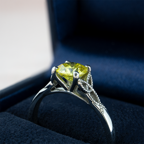 celtic platinum engagement ring