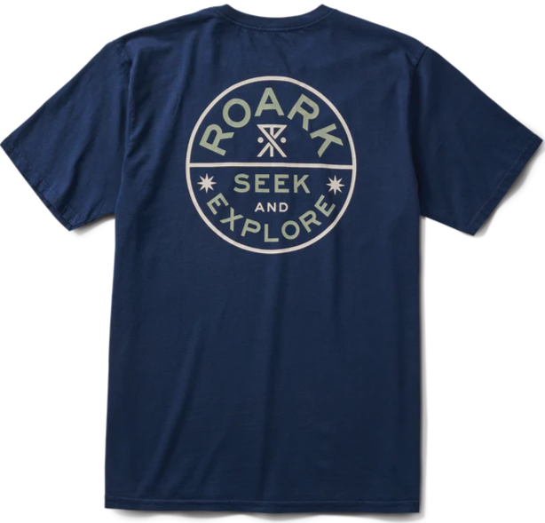 Seek & Explore Signet Premium Tee - Navy