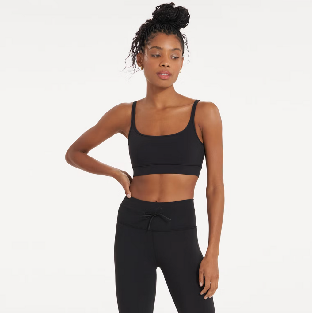 Yosemite Bra, Black Strappy Sports Bra