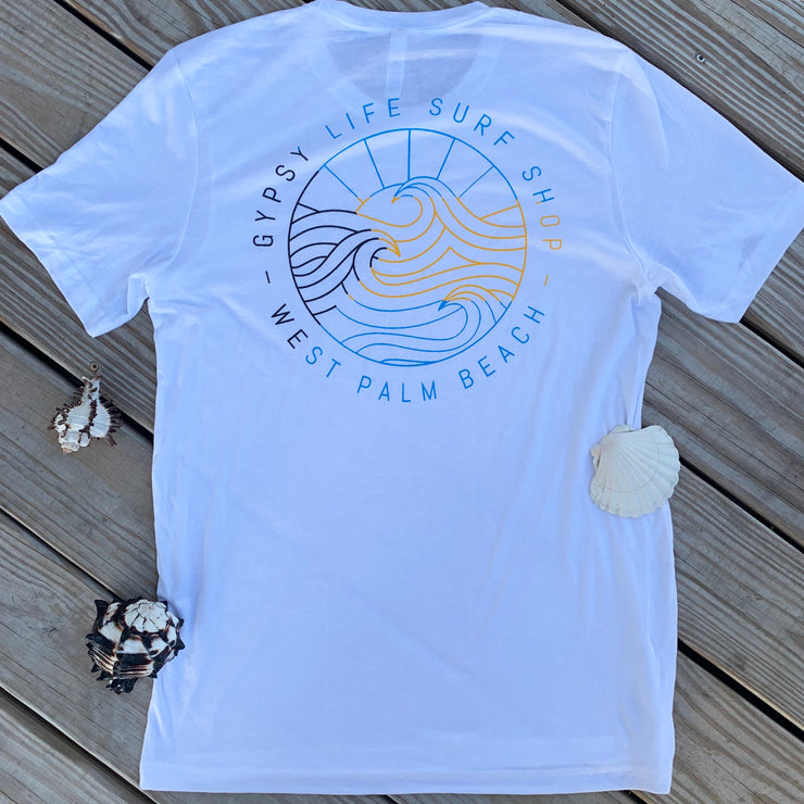 Gypsy Life Surf Shop - OG Bahamas Strong - Men's Short-Sleeved Tee - White