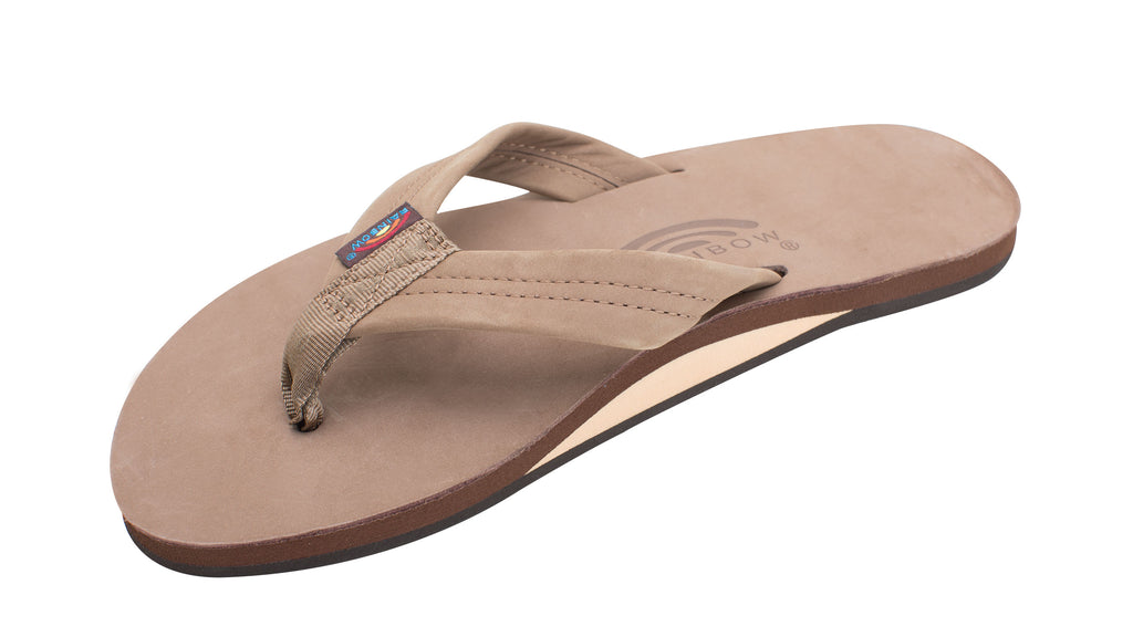 Men's Single Layer Premier Leather with Arch Support - Sierra