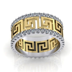 14k versace ring