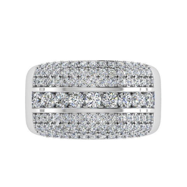 Chanel Diamond Band Ring 18K Gold - Thenetjeweler