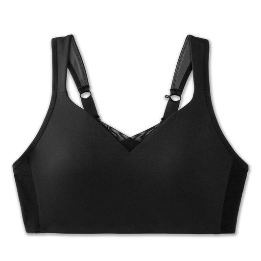 Women's Strappy Pocket Bra - Charcoal – Gazelle Sports