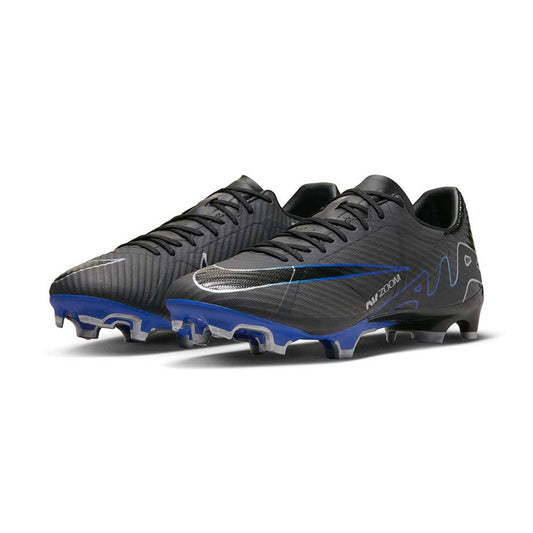 Nike Zoom Superfly 9 Elite AG-Pro Soccer Cleats (Black/Chrome-Hyper Royal) Size 12 M / 13.5 W