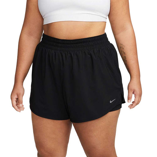 Women's Nike One Dri-Fit High Rise 3in Short - Black