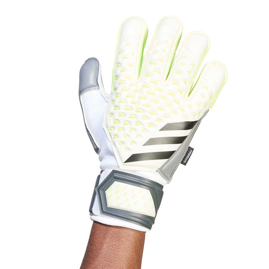 Adidas Predator Pro Fingersave Goalkeeper Gloves IA0853 White/Lucid Lemon/Black 9