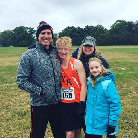 Family after a race