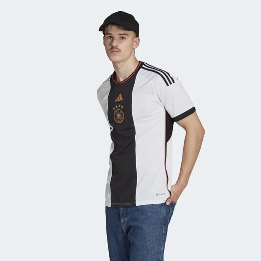 Adidas Men's Germany 2022 Tiro Training Jersey - Shadow Maroon, S