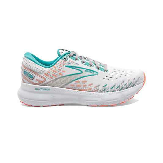 Women's Glycerin 20 Running Shoe - Oyster/Latigo Bay/Coral - Wide (D) –  Gazelle Sports