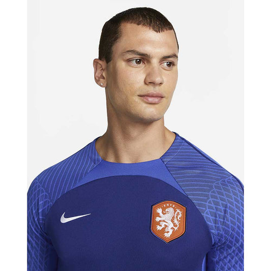 Nike Netherlands KNVB Crest WC22 Tee - Deep Royal Blue