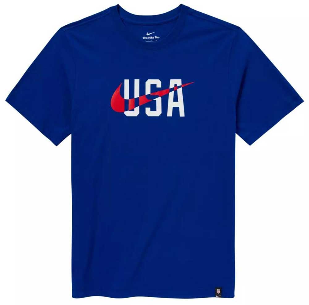 deform Rejse tiltale beskydning Men's USA Swoosh Fed WC22 Tee - Bright Blue – Gazelle Sports