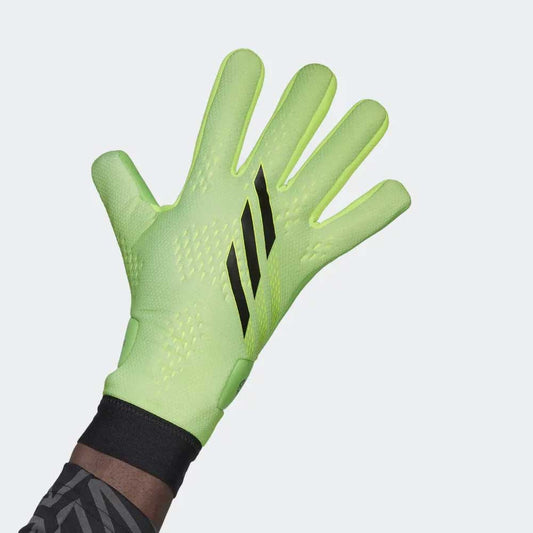 Adidas x Pro Goalkeeper Gloves - Solar Green/Black - 9