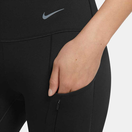 Women's Nike Dri-FIT Go High Rise 7/8 Tight - Black/Black