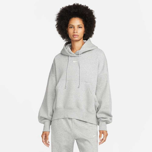 Women's Nike Sportswear Phoenix Fleece Hoodie - Dark Grey Heather ...
