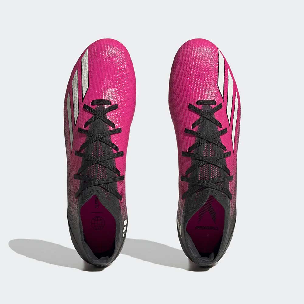 Men's X SPEEDPORTAL.2 FG Soccer Shoe - Team Shock Pink 2/Zero Metalic/Core Black - Regular (D)
