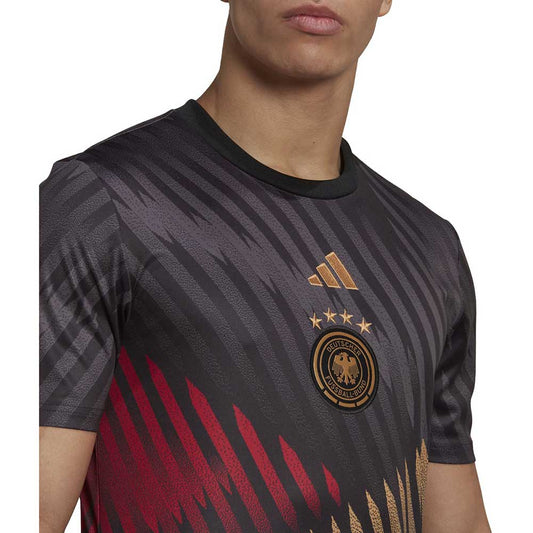 Adidas Men's Germany 2022 Tiro Training Jersey - Shadow Maroon, S