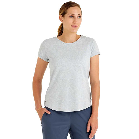 Men's Bamboo Flex Pocket Tee - Heather Deepwater – Gazelle Sports