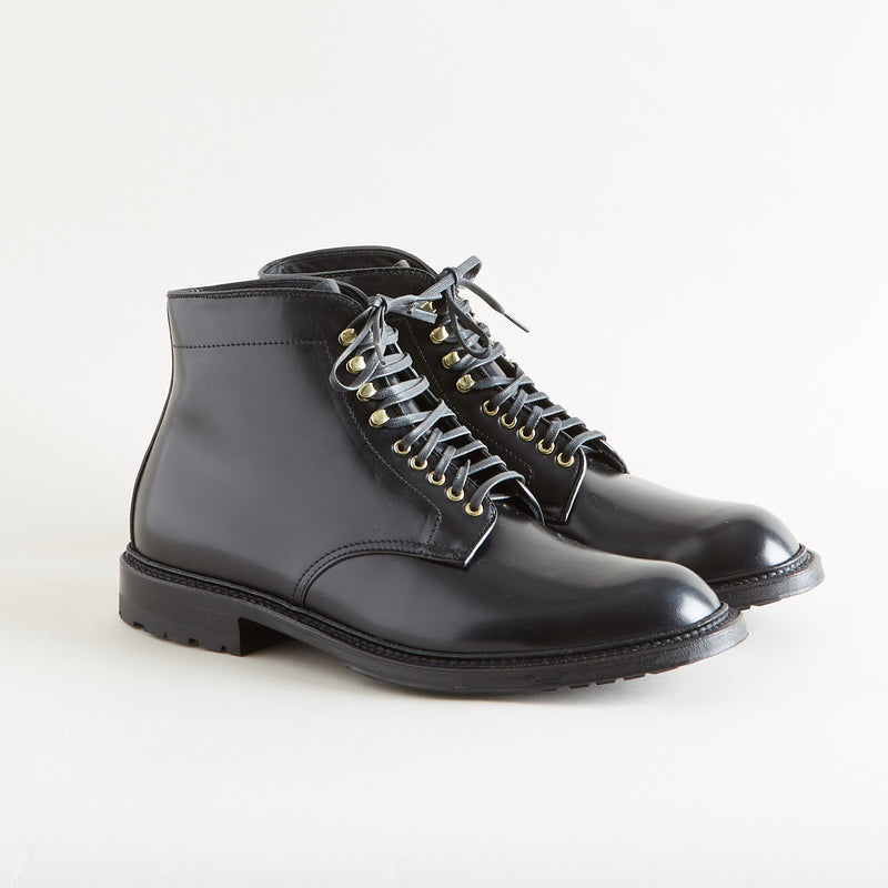 black shell cordovan boots