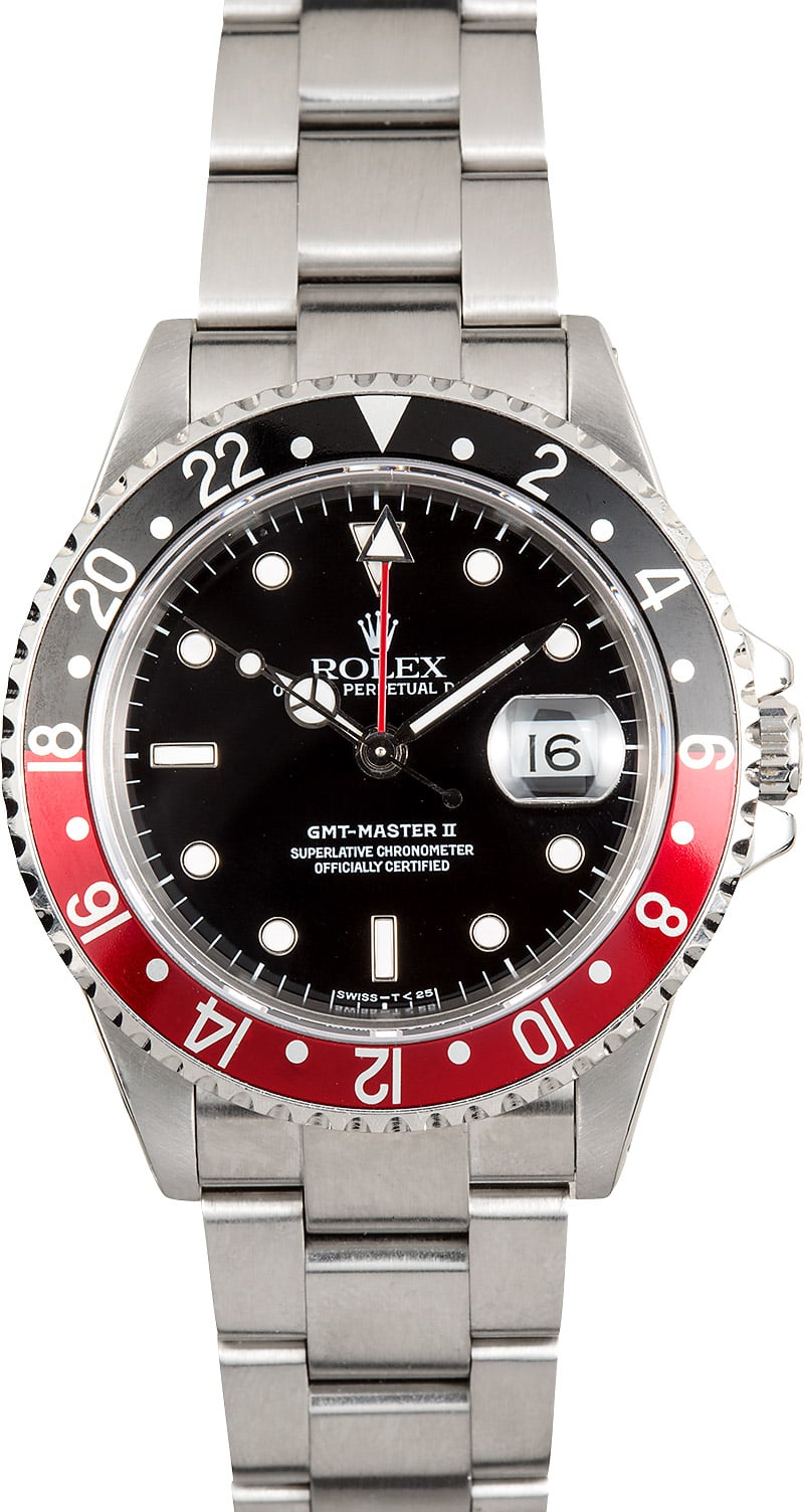 rolex gmt black red