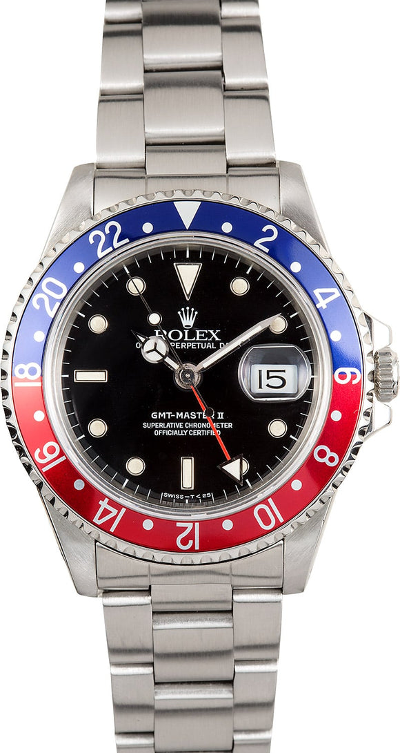 rolex gmt blue red