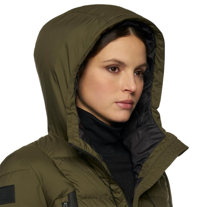 Cavalleria Toscana Matte Jersey Quilted Hooded Puffer Jacket — Equi ...