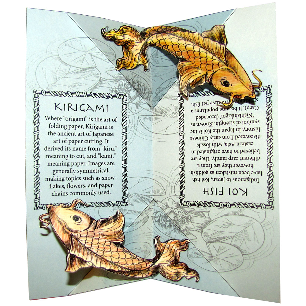 Japanese Koi Fish & Kirigami Project